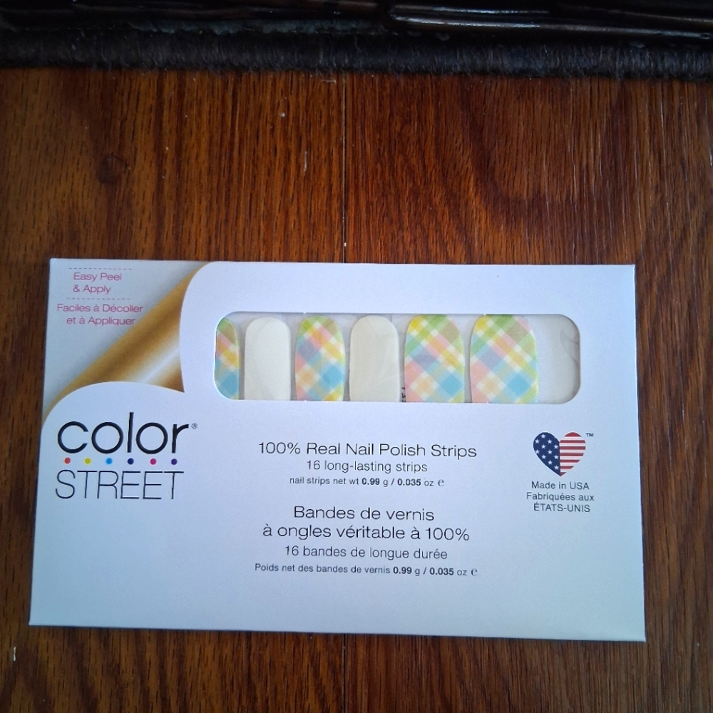 Color Street Plaid Nail Polish Strips
